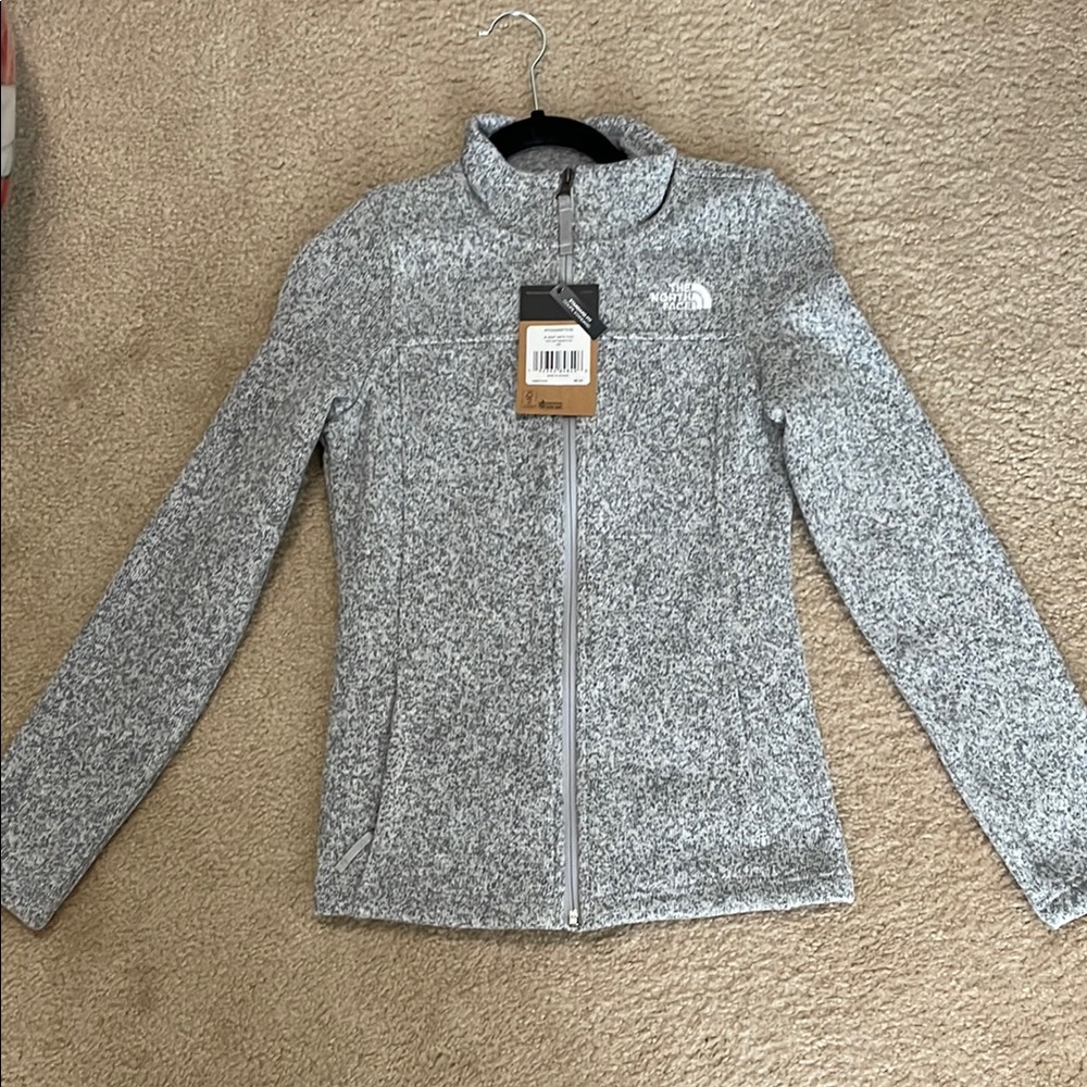 The North Face Women's Gray Sweater Fleece Jacket
